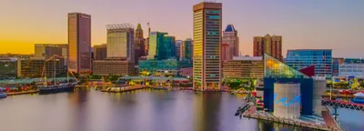 Baltimore Inner Harbor skyline