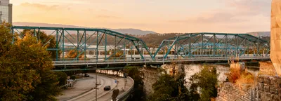 Chattanooga skyline and riverfront