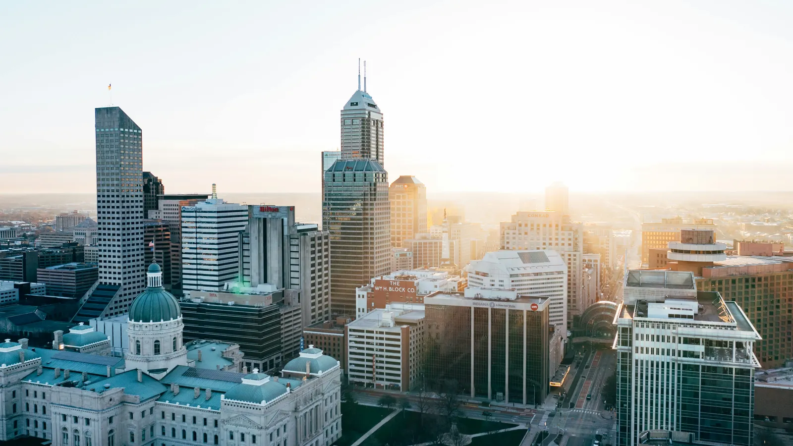 Indianapolis downtown skyline