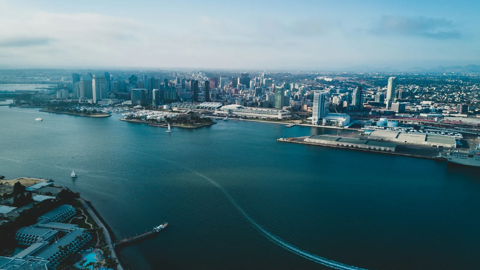 San Diego skyline and bayfront