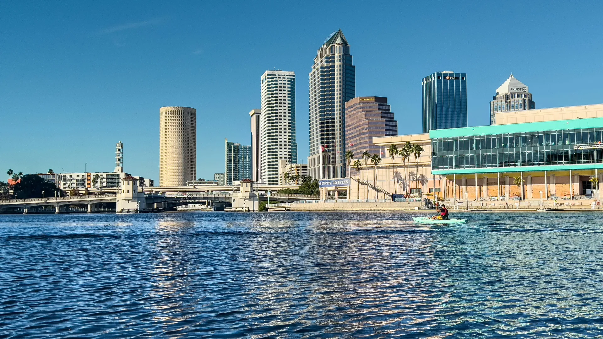 St. Petersburg waterfront and The Dali Museum