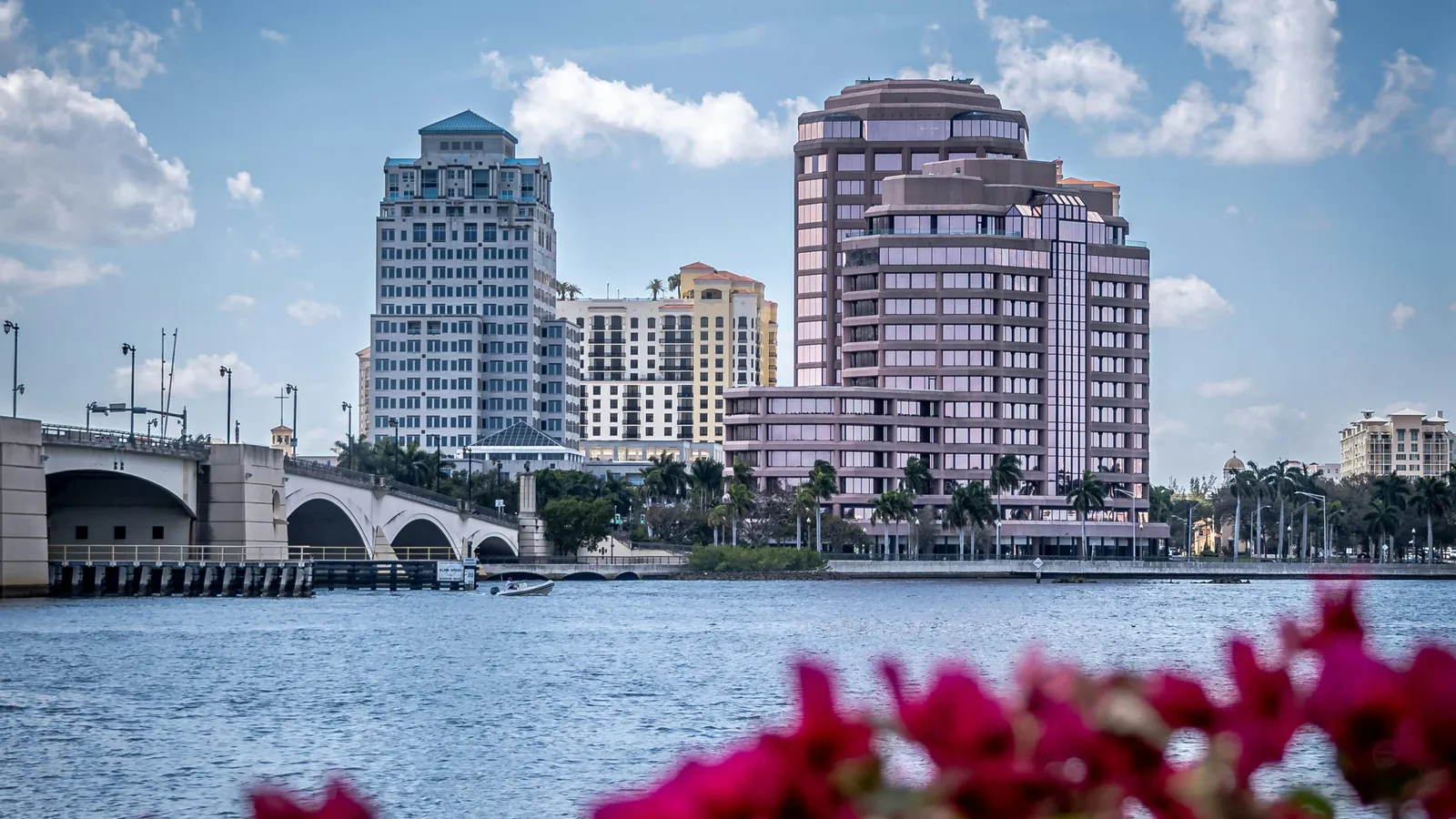 West Palm Beach skyline and waterfront