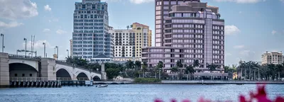 West Palm Beach skyline and waterfront